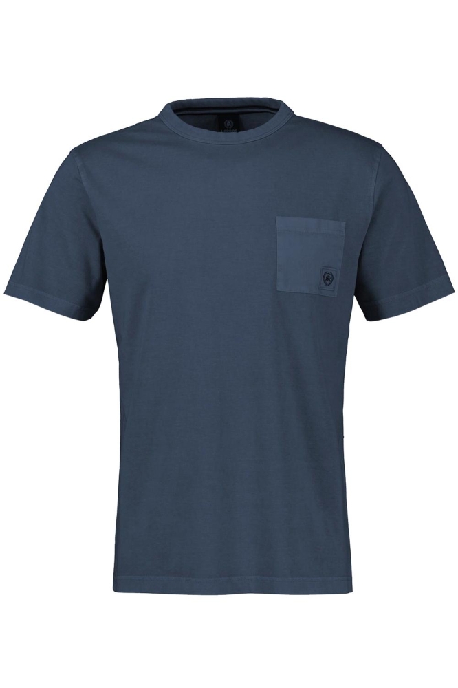 T SHIRT MET BORSTZAK 2543036 485 CLASSIC NAVY